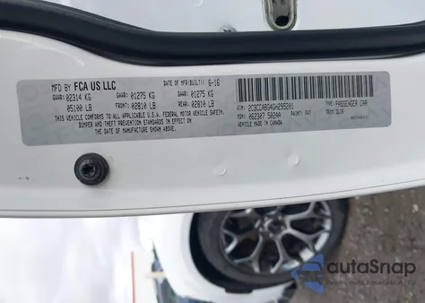 2016 Chrysler 300 300S z USA, uszkodzony, nr VIN 2C3CCABG4GH295201